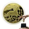 Commemorative Coin Collectible Keepsake 2026 Chinese Lunar New Year Of The Horse Memorial Coin for Men Boys Girls Youth Teens