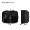 VIPERADE VE21 EDC EDC Pocket Organizer Small EDC Organizer Pouch Velcro EDC Pocket Pouch Pouch, (for Men), (6 Pockets), (Black)
