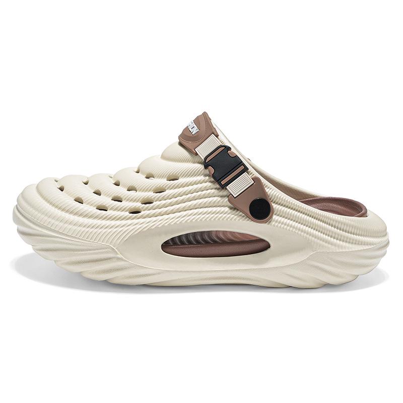Men s Thick Sole Summer Sandals - Breathable, Non-Stuffing, Closed Toe Sporty Slippers 36-37