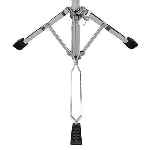 Pied de cymbale - PP110CS - double embase pour stabilité - réglage 3 sections - pieds antidérapants