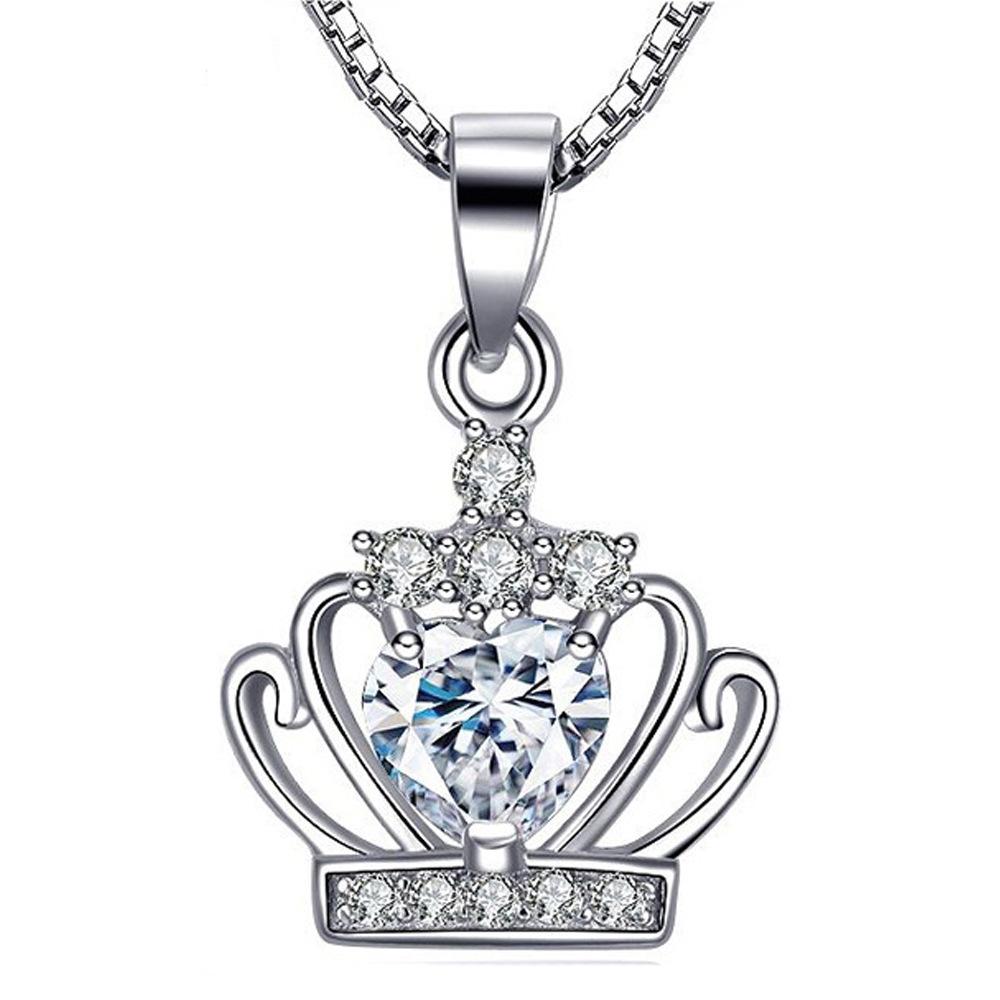 Weihua Women'S Necklace Silver Plated Jewelry Ol Queen Princess Dream Morden Pendant Women'S