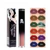Halloween Gothic-style Lip Gloss for Cool Girls - Dark-toned Matte Lip Color Liquid Lipstick