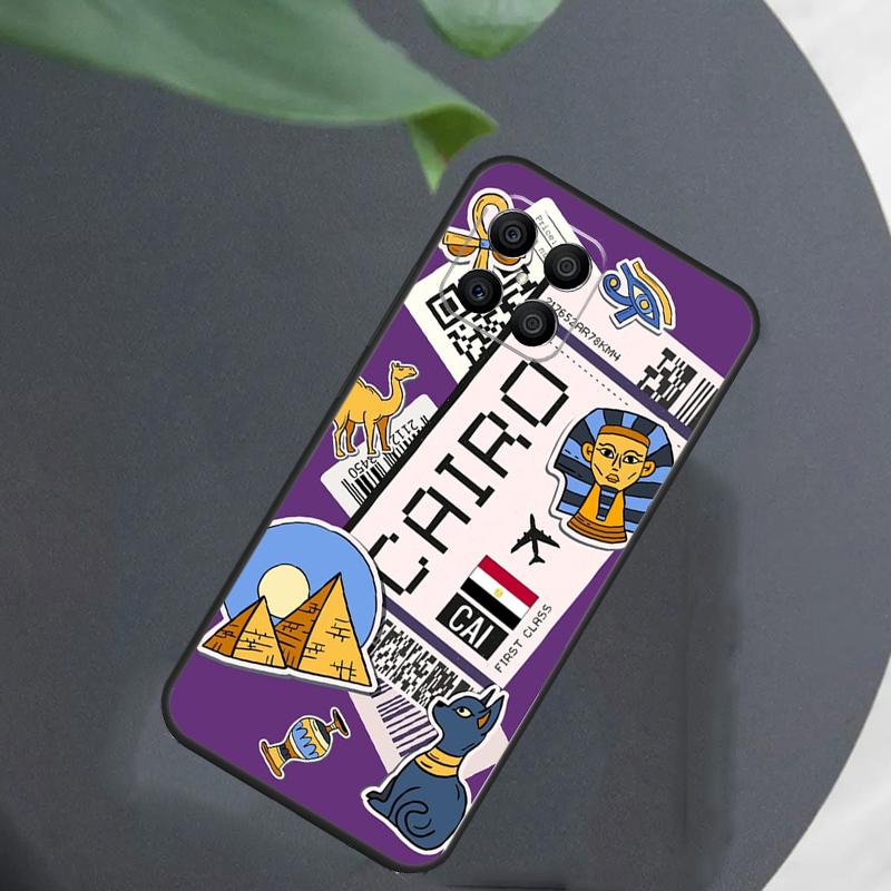 New York TOKYO Traveltickets Case For Honor Magic 8 7 6 5 Pro Cover For Honor X9c X9b X9a X8a X8b 50 70 90 200 400 Lite