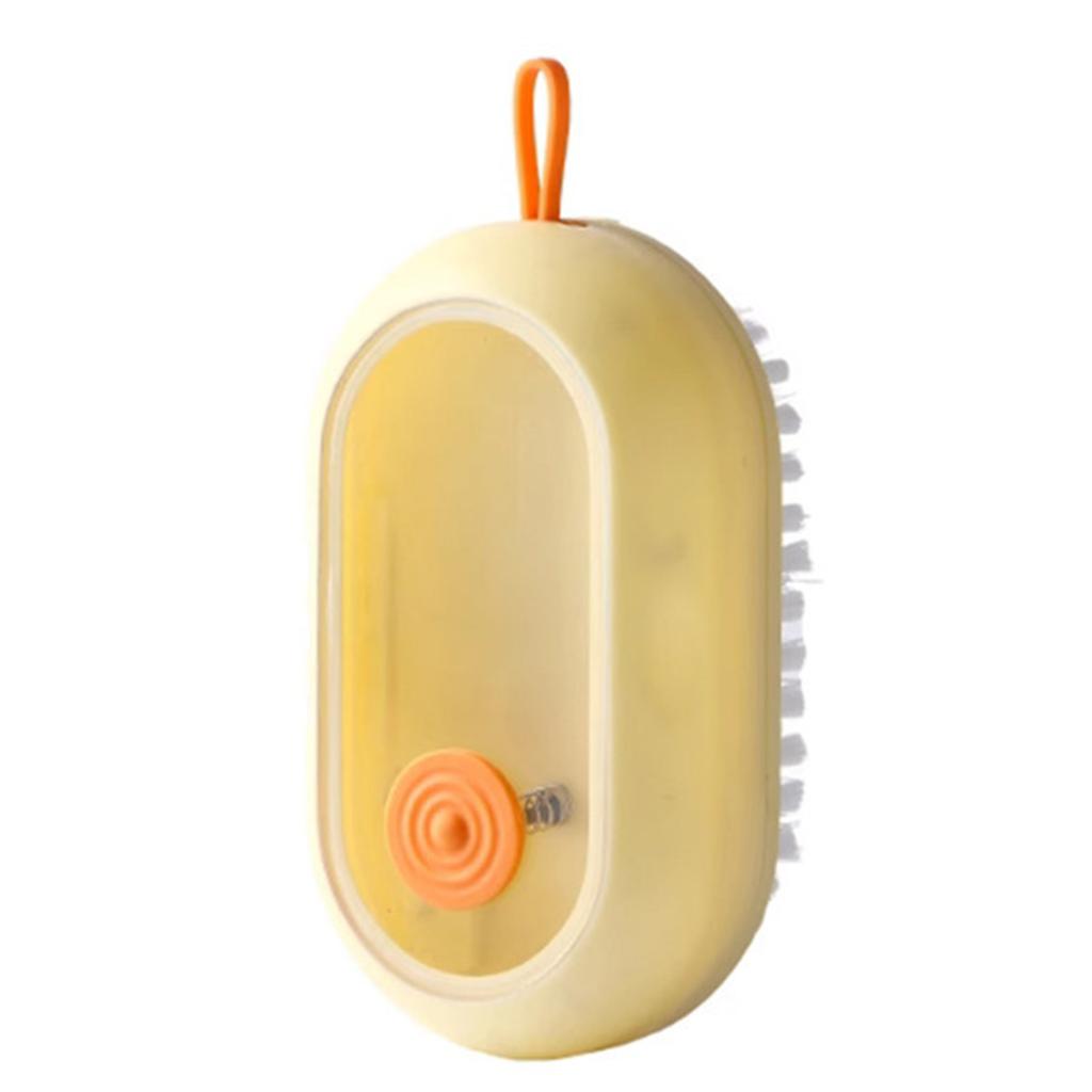 Soap Dispensing Scrub Brush Press Type Automatic Soap Dispensing Multifunction Shoes Cleaning Brush for Home Bathroom