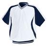 ZETT Baseball Jumper (Short Sleeve, V-Neck) BOV300H White/Navy, Size M
