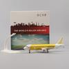 20cm Replica Plane Model A320 Thai Airlines Yellow Metal Aircraft w Landing Gears for kids Souvenir Plane Toy