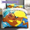 Pikachu Pattern Bedding Home Decoration Birthday Gift (1 * Duvet Cover + 2 * Pillowcase, Without Core)