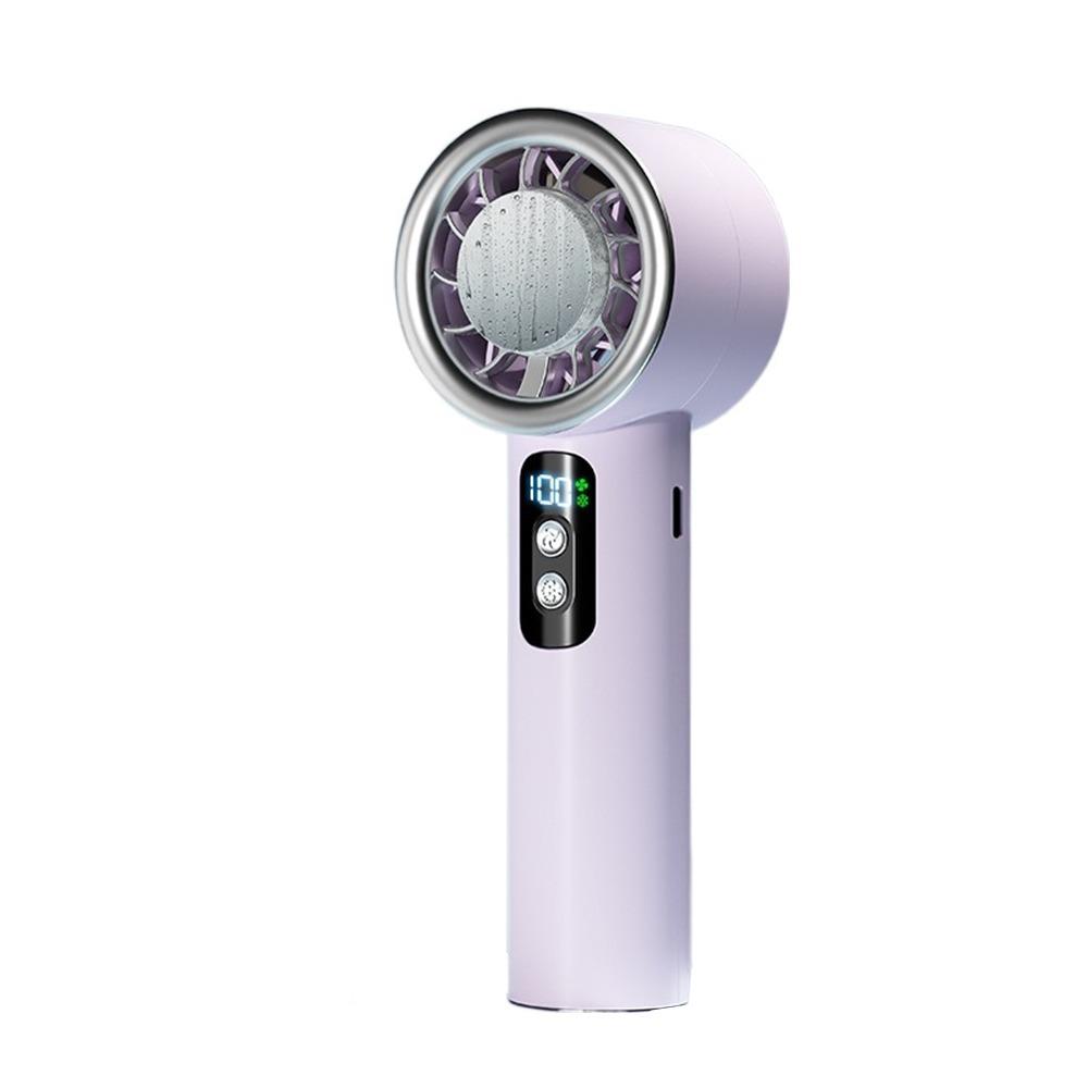 

Mini Electric Fan LED Ultimate Cooling Tool New Handheld Fan Outdoor Camping фиолетовый