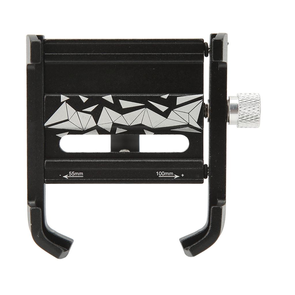 Bicycle Mobile Phone Holder with 360 Degree Rotation Handlebar Mounted Phone Holder for Smart Phone Black