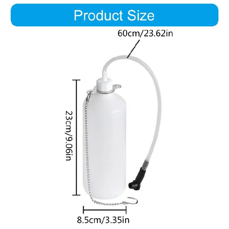 Bottiglia Sfiato Liquido Freni 1L Set Attrezzi Sfiato Freni Estrattore Flessibile Liquido Freni Auto Sistema Frenante