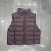 New ribs down vest women's thickened loose stand-up collar white duck down fashion vest tide