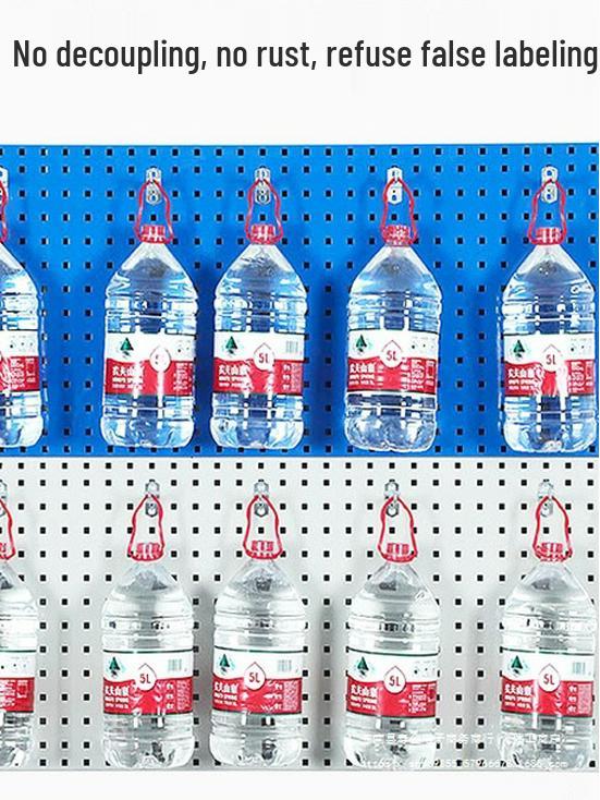 Multifunctional Pegboard Wall Storage Rack with Hooks for Tools