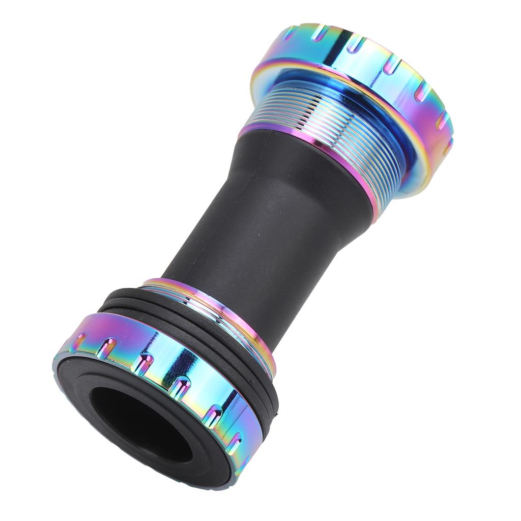 Bike Bottom Bracket, CNC Turning Aluminum Alloy Waterproof Sealed Bearing, for Mountain Road Fixed Gear Folding Bike 68 73mm