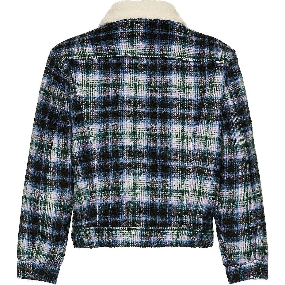 Levis Plaid Loose Fit Long Sleeve Jacket Men jackets Blue 79129-0025