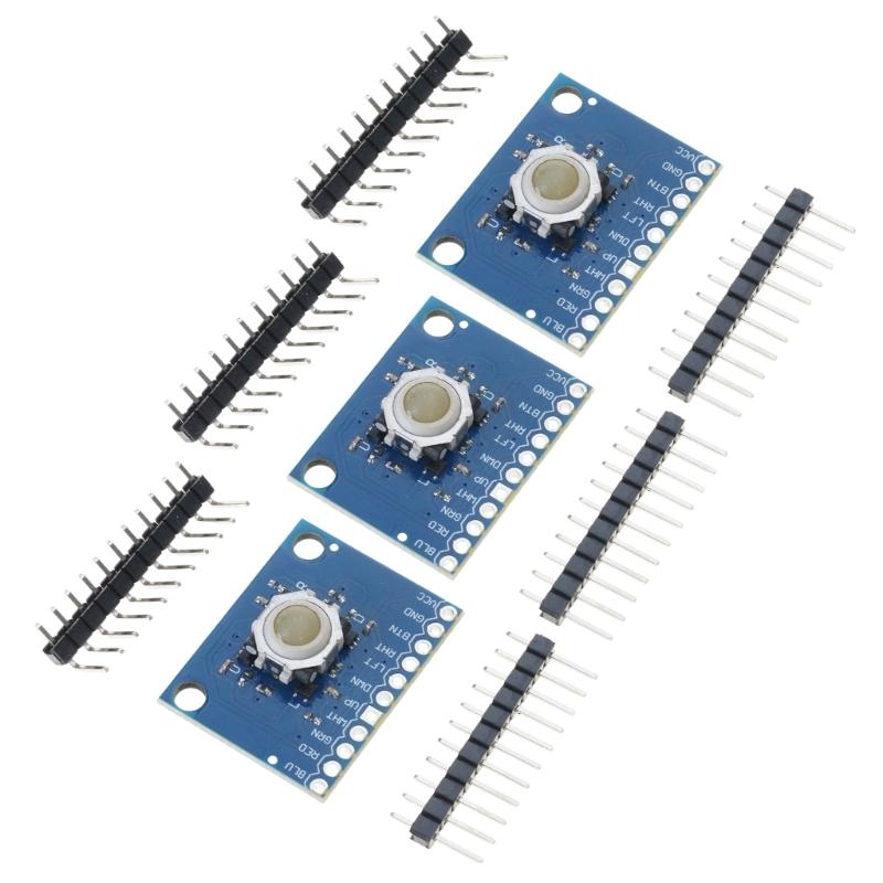 Trackball Hall Effect Sensory 360 Degree Trackball Multifunction Module Trackball Module for Microcontroller Integration