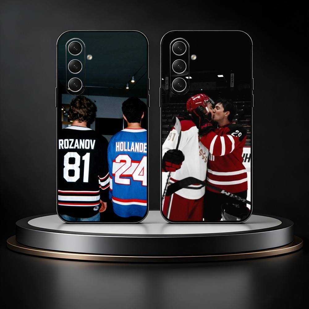 Ice Hockey Heated Rivalry Phone Case For Samsung Galaxy A73,A72,A71,A70,A52,A51 Others Soft Black Cover