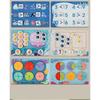 Montessori Baby Beschäftigungsbuch Mein erstes Ruhiges Buch Aufkleber Frühes Lernspielzeug Kinderspielzeug Zuordnungsspiel für Babys 2 3 Jahre