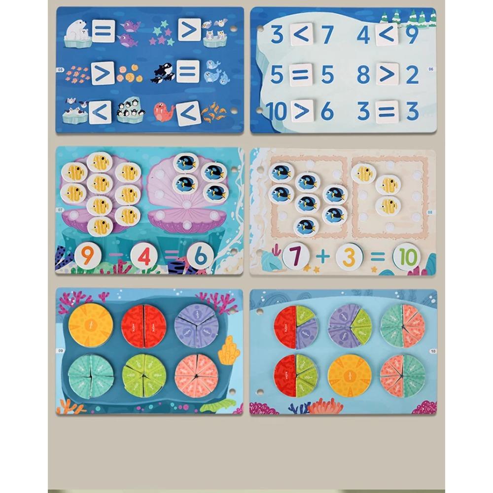 Montessori Baby Beschäftigungsbuch Mein erstes Ruhiges Buch Aufkleber Frühes Lernspielzeug Kinderspielzeug Zuordnungsspiel für Babys 2 3 Jahre