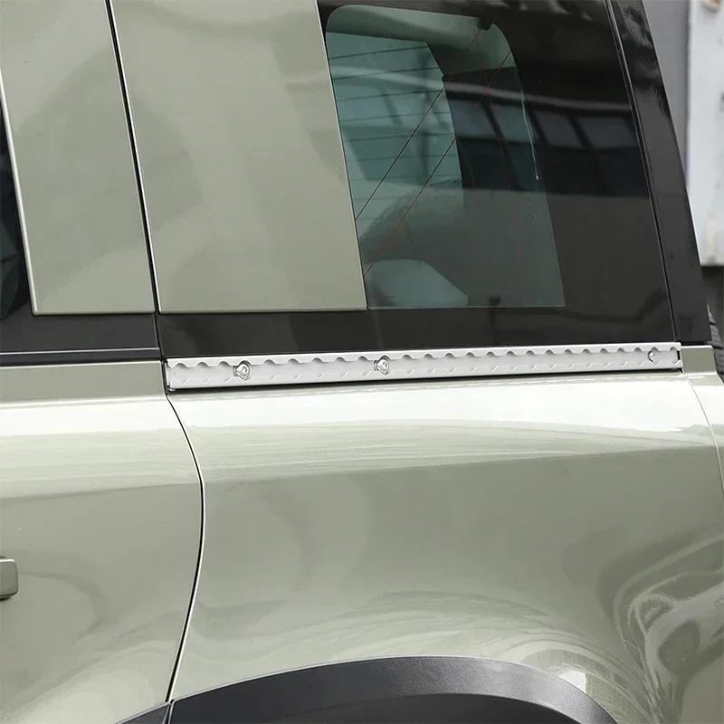 For Land Rover Defender 110 2020-2026 Car Rear Window Lower Expansion Slot Kit Aluminum Alloy Exterior Modification Accessories