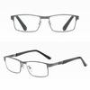 Transition Photochromic Optical Metal Progressive Reading Glasses Anti-Blue-Ray Resin Presbyopic Glass