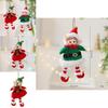 Christmas Elf Hanging Toy With Plush Material For Festive Tree Ornaments