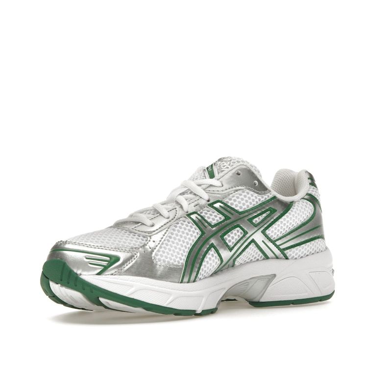 Asics Gel 1130 White Silver Green Unisex Sneakers 1203A701-100