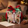 Weihnachtsbaum-Hänge-Dekoration Bargeld-Geschenk-Schmuckstück, Acryl-Schmetterling Geldhalter mit Eingebaut?in Ornament für durchsichtiges Fach, Weihnachtsbaum,