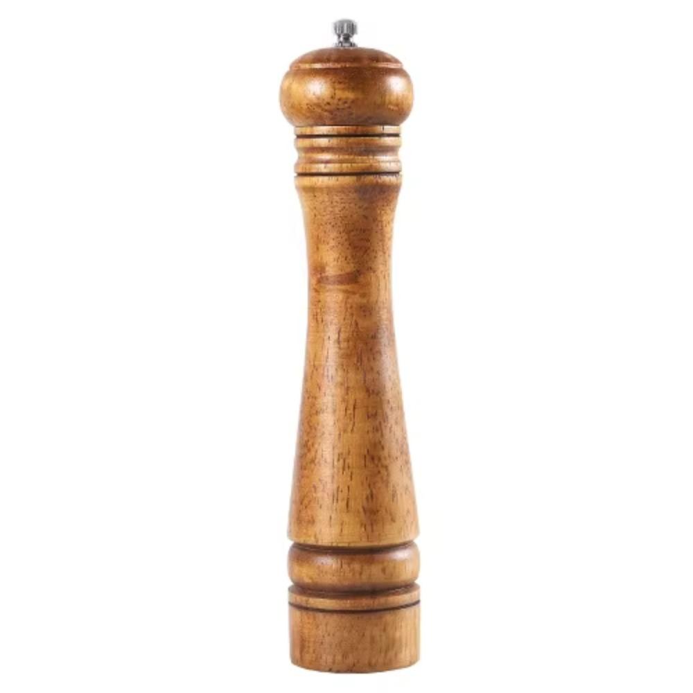 Pepper Bottle Cooking Salt Pepper Grinder Wooden Hand Pepper Grinder  Sea Salt