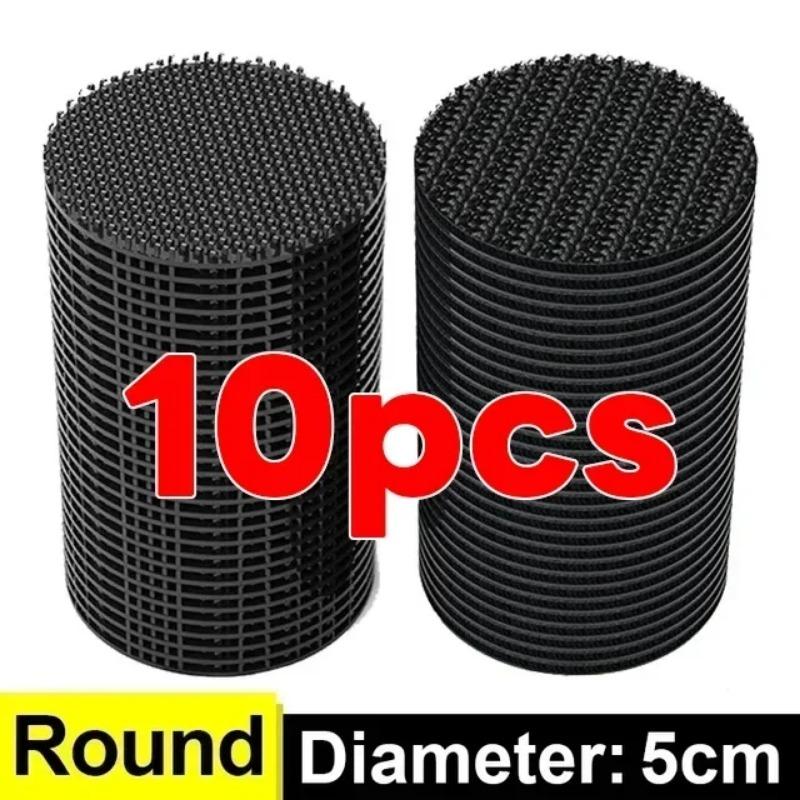 2/60Pcs Car Carpet Fixing Stickers Fastener Double Sided Self-Adhesive Carpet Fixed Patches Floor Foot Mats Anti Skid Grip Tapes