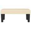 Cream Colored Bench 70 X 30 X 30 Cm Fabric