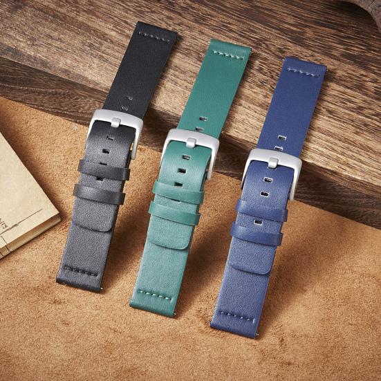 

Ремешок для часов 20 мм 22 мм Универсальный быстросъемный сменный ремешок из искусственной кожи для Huawei 20 mm оранжевый