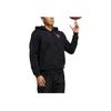 adidas Adjustable Drawstring Hooded Regular Fit Sports Jacket Men Outerwear Black HG2130