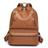 Luxury Cowhide Female Satchels Backpack Multifunctional Travel Bags New Vintage Women Backpack Large Capacity Student School Bag