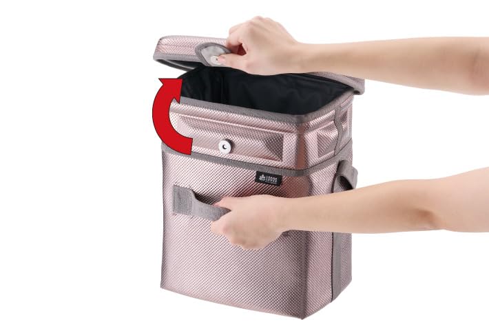 LOGOS Hyper Cooler with Slip Foldable Cooler Box for Disaster Preparedness Sub-Zero Lid, TALL, 81670051,