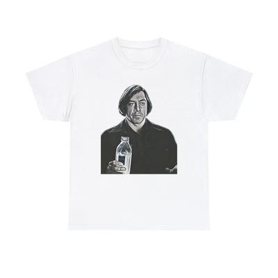Anton Chigurh Graphic Print No Country For Old Men Unisex Heavy Cotton Tee Shirt