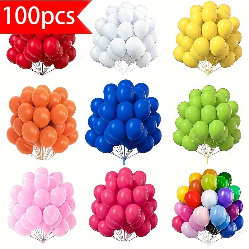 Набор из 100 цветных латексных шаров для украшения вечеринки 100pcs разноцветный