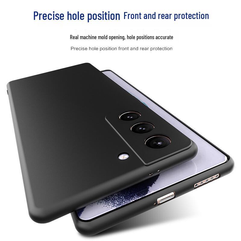 Hotfire Matte Black Silicone Drop-Proof Phone Case for Samsung Galaxy Series