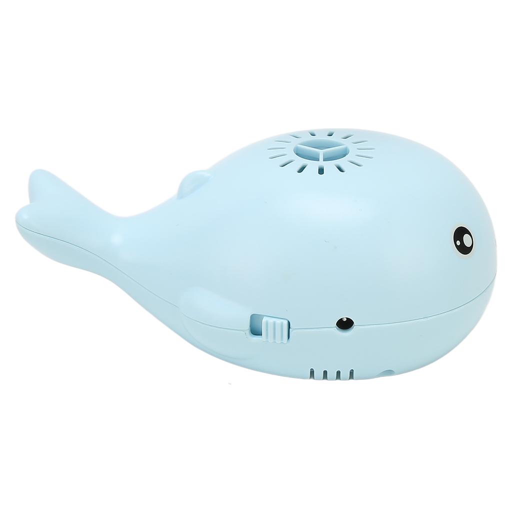 Whale Floating   Toy Cartoon   USB   Bladeless Safe   Electric Blowing Floating   Toy for Baby