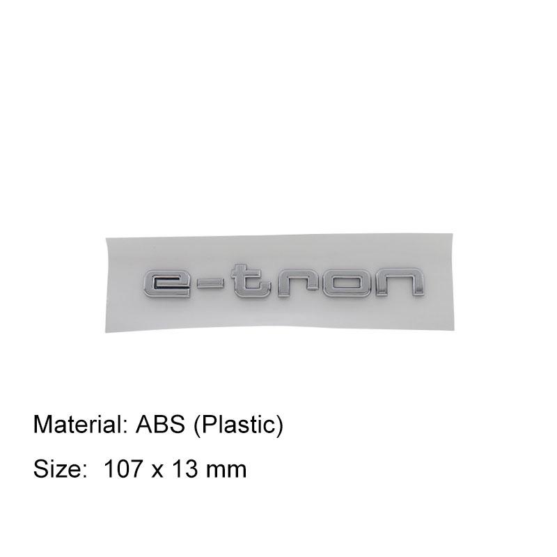 3D Premium 40 45 50 E-tron Letters for Q5 Q2L 40 45 50 Quattro Car Engine Hood Fender Trunk Tail Rear Decal Emblem Badge Sticker