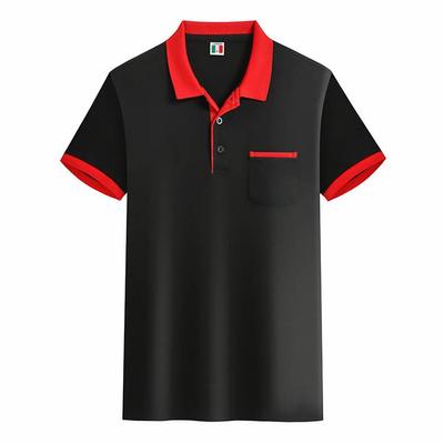 XBHD 1758 200G Koszulka POLO z klapami i krótkimi rękawami