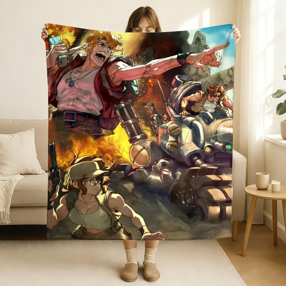 Game Metal Slug Tactics Blanket Soft and Skin Friendly For Couch Bed Napping Bedspread All Seasons Comforter
