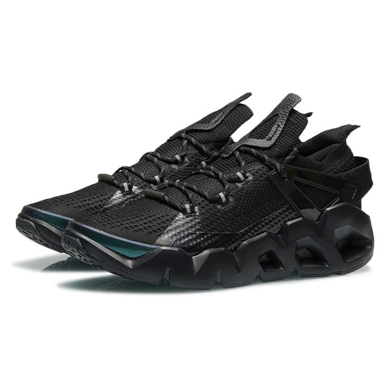 Li Ning Essence 2.3 Cushioning Slip Resistant Abrasion Resistant Low Top Vintage Basketball Shoes Men's Black AGBR045-3