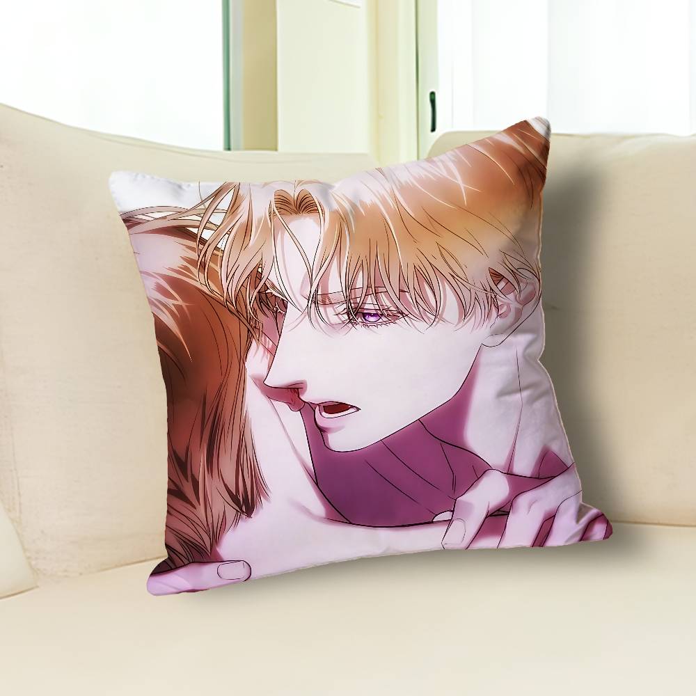 Webtoons Kiss Me If You Can Pillow Cases for Bedroom Living Room Sofa Home Decor Polyester Cushion Cover with Zipper
