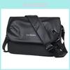 Mens Waterproof Messenger Bag With Durable Leather Film For Cycling And Daily Use