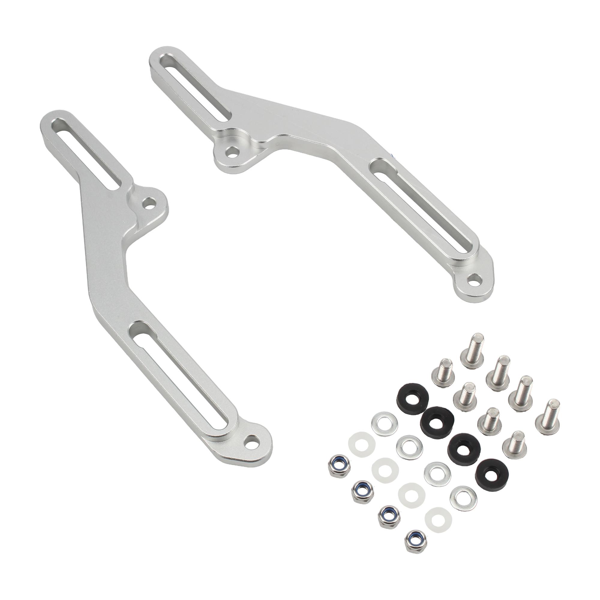 

Motorcycle Windscreen Adjusters Airflow Adjustable Windscreen Bracket Refit Accessories For Honda Transalp XL750 2025 2025 срібний