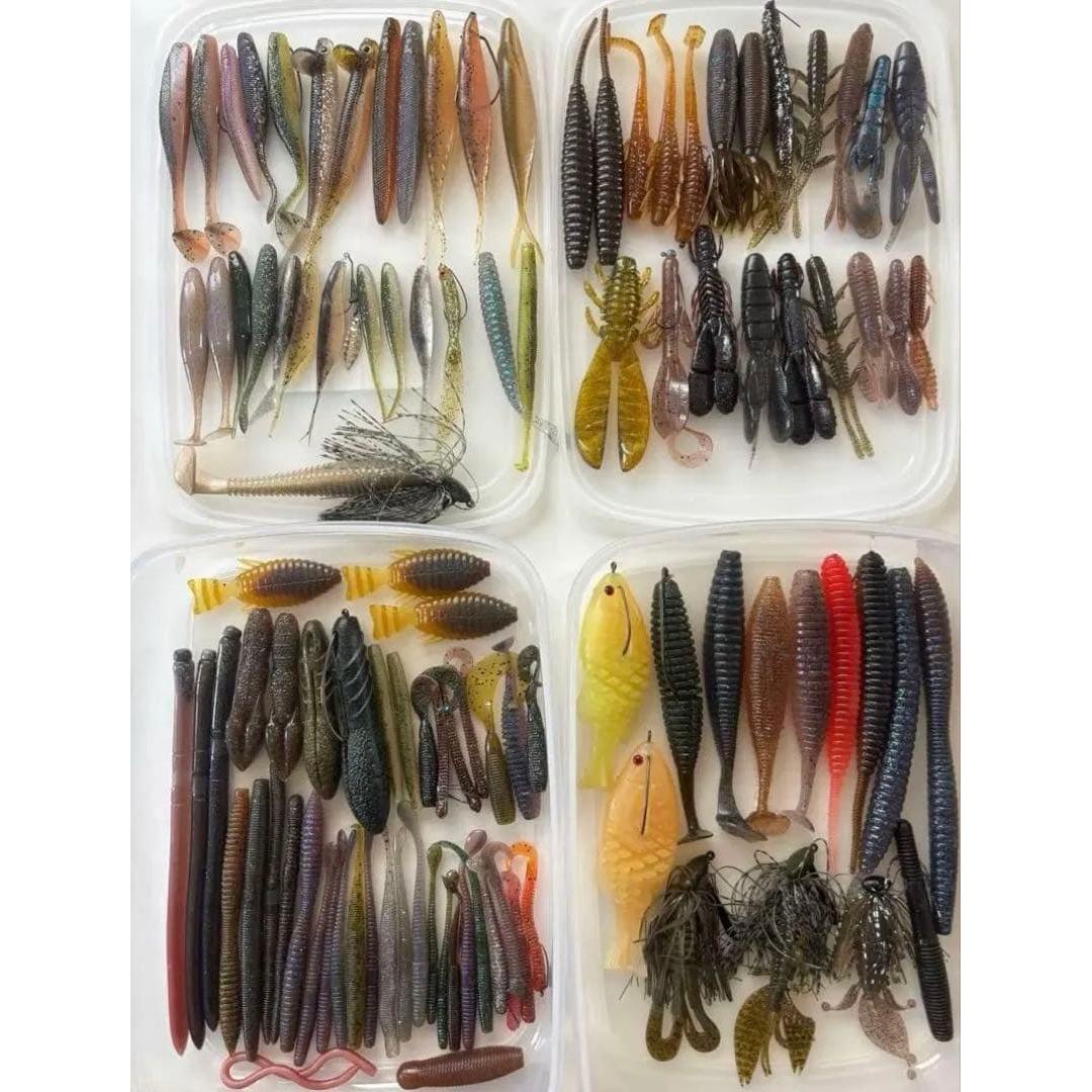Used Bass fishing retirement set! More than 100 bottles of each maker