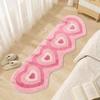 Irregular Shape Rugs for Bedroom Heart Shape Living Room Decoration Girl Carpet Thickend Plush Bedside Rug Fluffy Soft Floor Mat