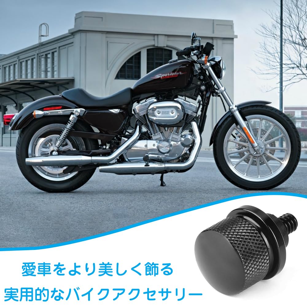 Satz aus 2 Sitzschrauben für Motorräder, Sitzschrauben, Motorradsitzmuttern, Motorrad hinten