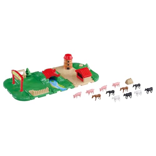 TAKARA TOMY Tomica & Town Lively Farm Set, Miniature Car Toy, Ages 3 and Up