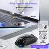 AULA SC660 Transparent Tri-Mode Wireless Mouse